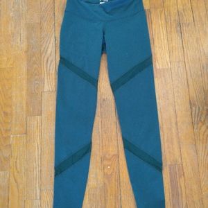 Old Navy Turquoise Mesh Leggings